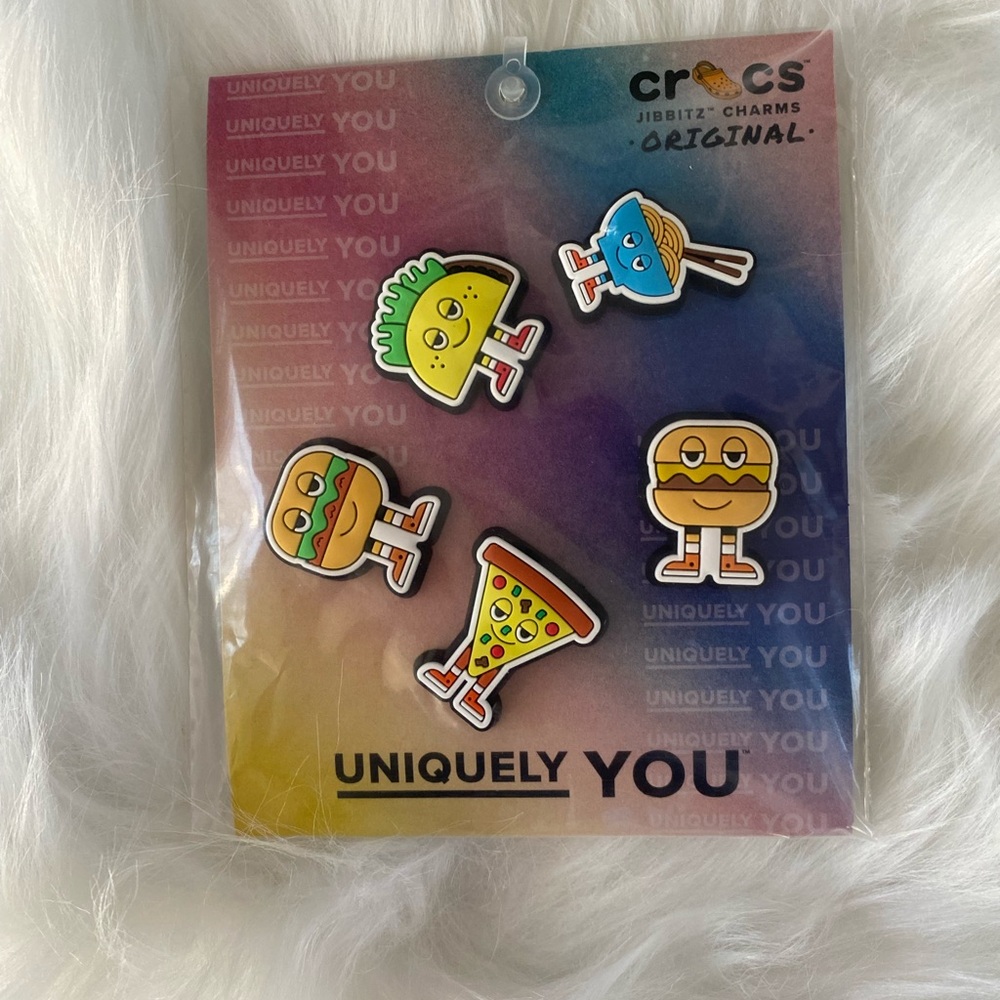 New in package crocs jibbitz chill foods 5 pack - Picture 1 of 4